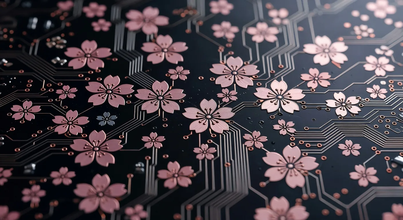 桜パターン回路基板